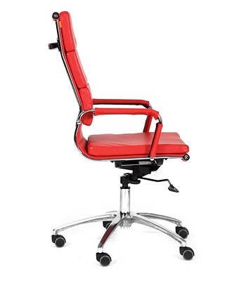 Офисное кресло CHAIRMAN 750 экокожа красная в Иваново - изображение 2